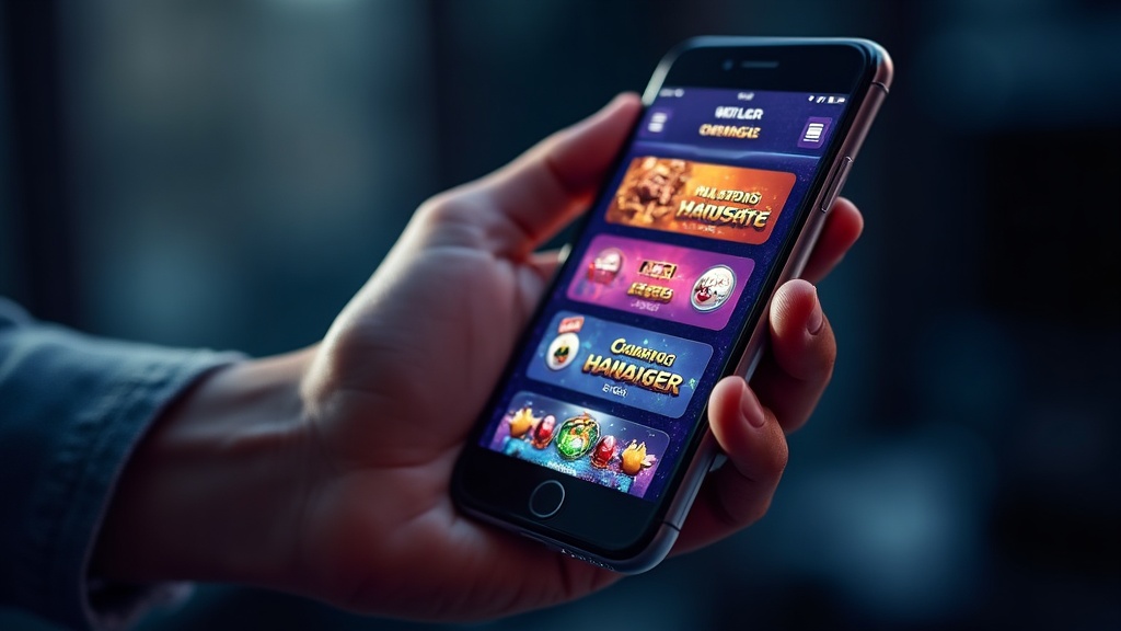 Smartphone récent affichant une version mobile fluide d’un casino en ligne